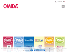 Tablet Screenshot of omida.ch